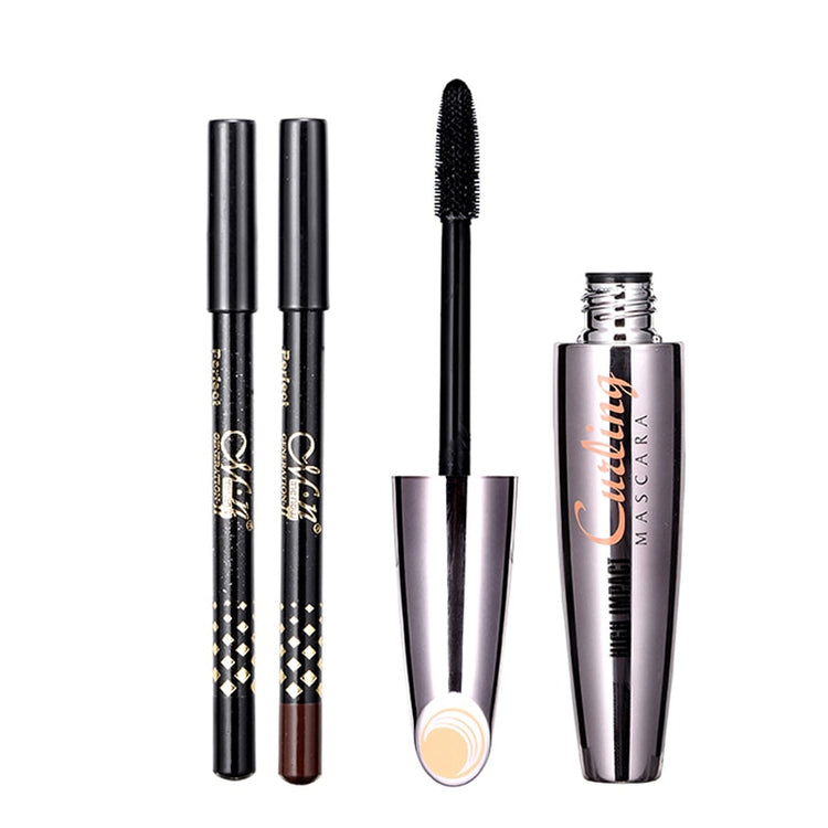 Cocute Makeup Set Box Profesional Eyeshadow Palette Eyebrow Pen Mascara Highlighter