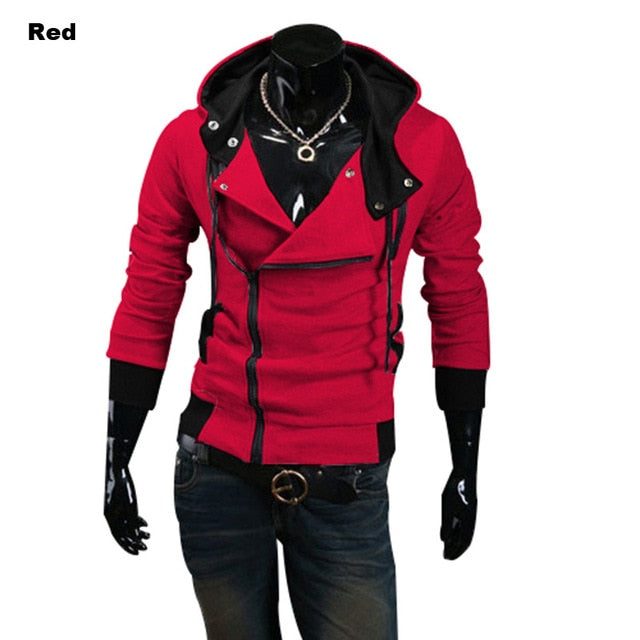 Zipper Cardigan Hoodies Men Fashion Hooded Sweatshirts