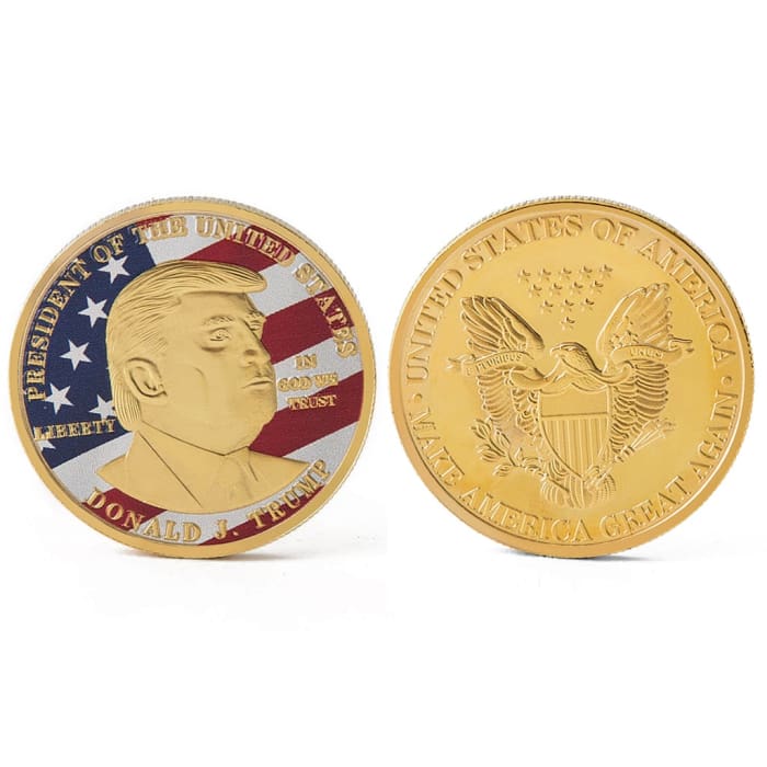2020 Hot Sale Donald Trump President Historical Coin Gold Silver Plated Bitcoin Collectible Gift Bit Coins Memorabilia Gold Coin GenZproduct