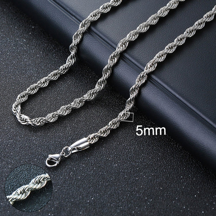 Cuban Chain Necklace for Men Women, Basic Punk Stainless Steel Curb Link Chain Chokers,Vintage Gold Color Solid Metal Colla