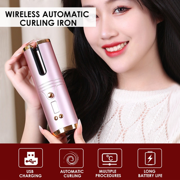 Hair Curler Wireless Automatic Curling Iron Electric Iron Set Adjustable Temperature Modeling Tool Rotation Wave Styer Household
