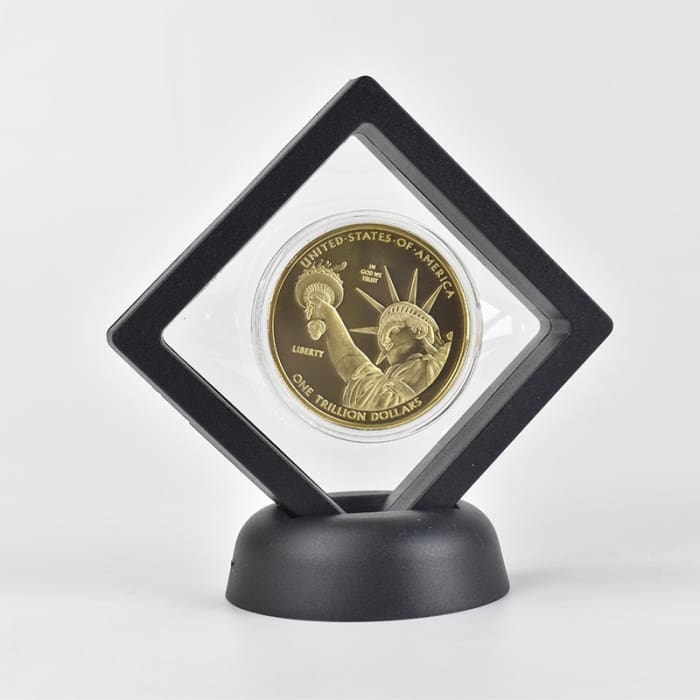 1 Trillion Dollar Gold Coins bit coin gold bitcoin Litecoin Eth XRP doge coin Cardano IOTA FIL shiba Cryptocurrency coin gold black Coin