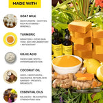 Lemon Turmeric Kojic Acid Brightening Soap