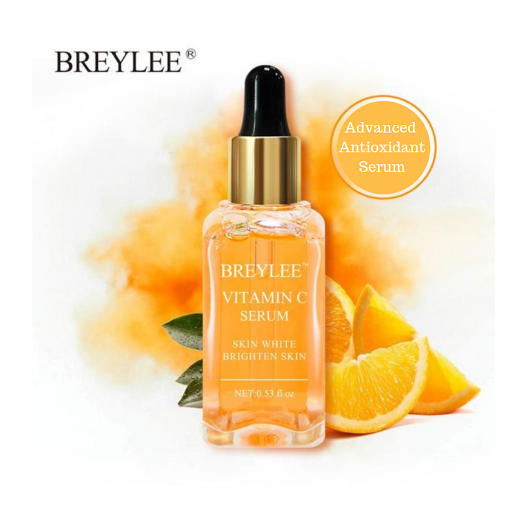 Vitamin C whitening serum brighten skin fade dark spots freckle anti-aging serum