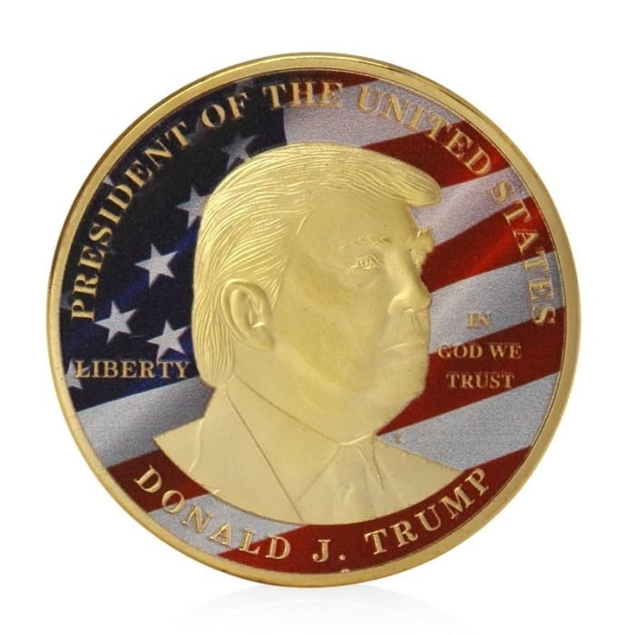 2020 Hot Sale Donald Trump President Historical Coin Gold Silver Plated Bitcoin Collectible Gift Bit Coins Memorabilia Coin GenZproduct