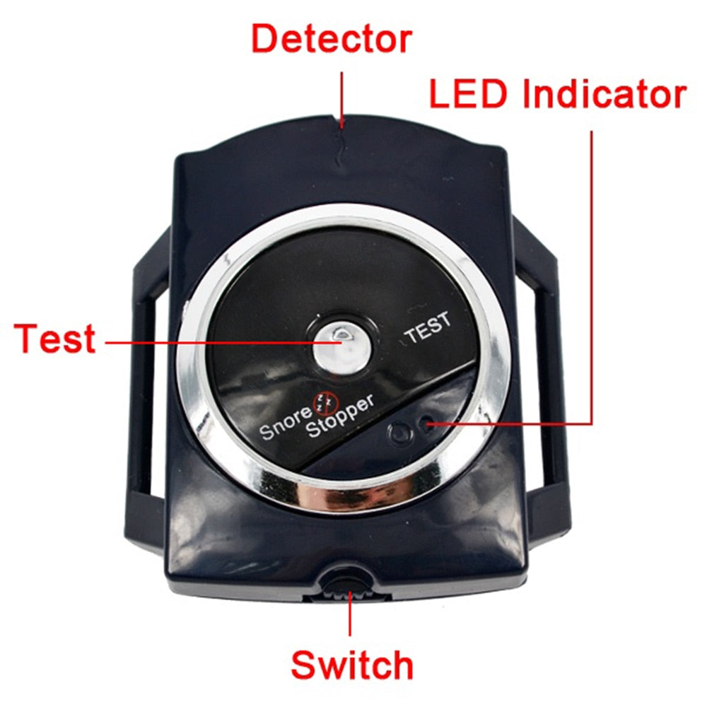Snore Blocker Stopper Infrared Wrist LED Electronic Snore Stop Snore-c ...