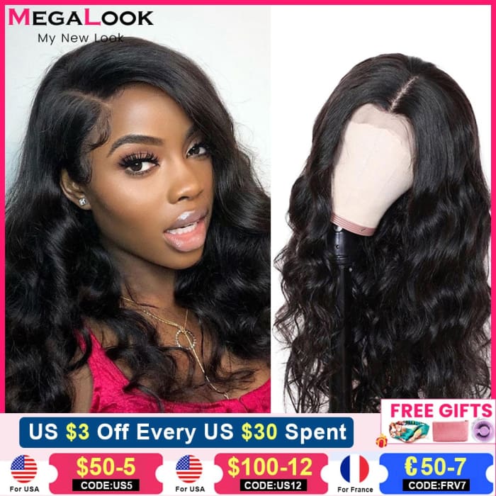 30 Inch Lace Front Wig T Part Transparent Lace Frontal Wigs For Women Remy Brazilian Body Wave Human Hair Wigs 4x4 Closure Wig 13*5*2 /