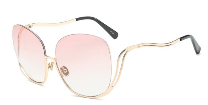 Rimless Daygota Glasses D137 Pink Film Sunglasses Genzproduct