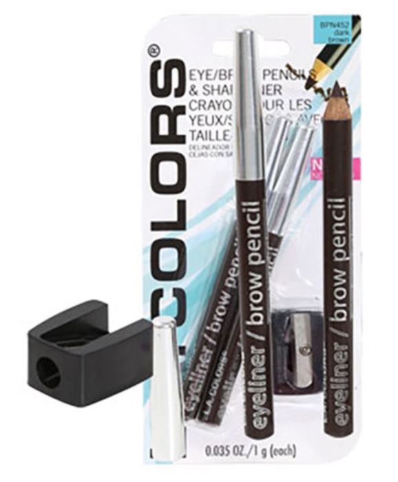 L.a. Colors Expressions Eyeliner & Brow Pencils With Sharpener 3-Ct. Packs Genzproduct