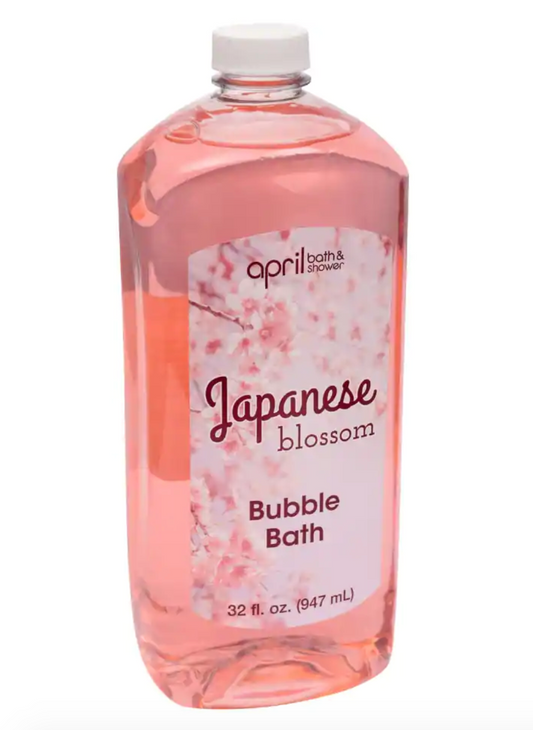 April Bath & Shower Japanese Blossom Bubble Bath Refills, 32-fl.oz.