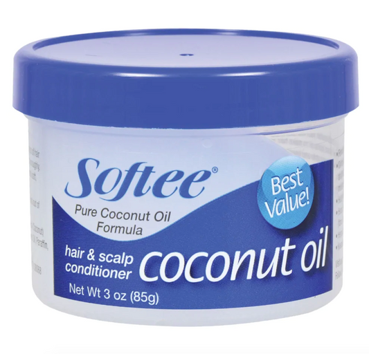 Softee Coconut Oil Hair & Scalp Conditioner, 3-oz. Jars