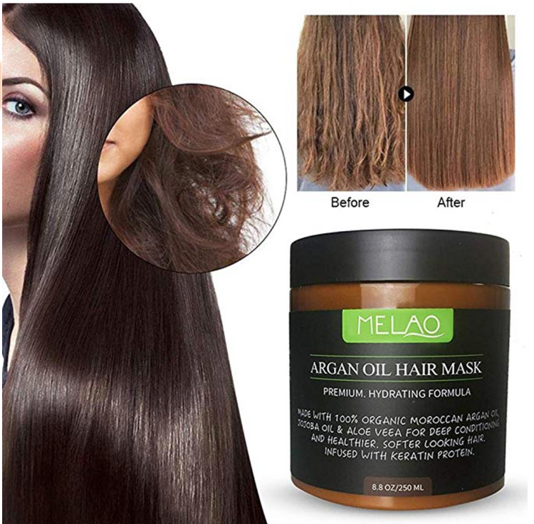 Hair Treatment Mask, with Argan Oil Dry Damaged Hair Repairing and Conditioning