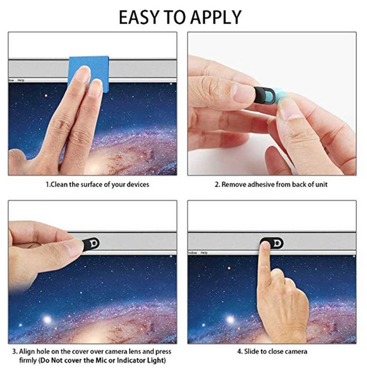 Webcam Cover Blockers Ultra Thin for Computer Cell Phone PC Tablet Notebook