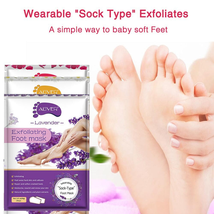 Foot Mask Exfoliating Renewal Pedicure Remove Dead Skin Heel Socks Peeling Foot Care