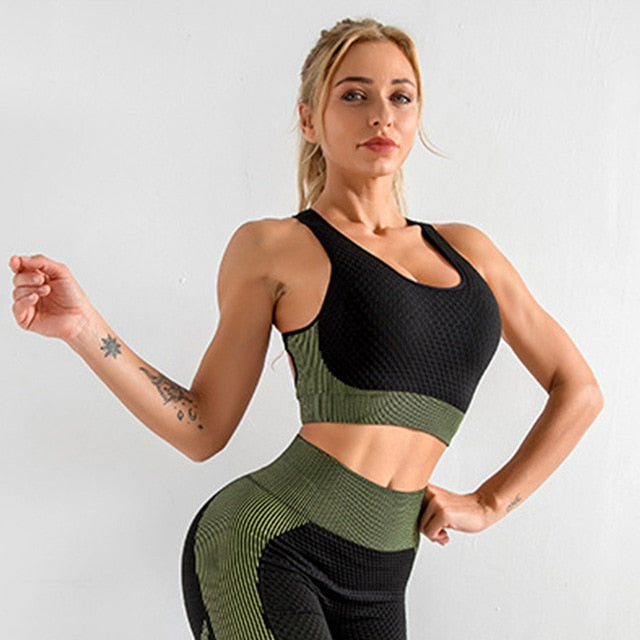 Sporty Top for Women Seamless Fitness Tops
