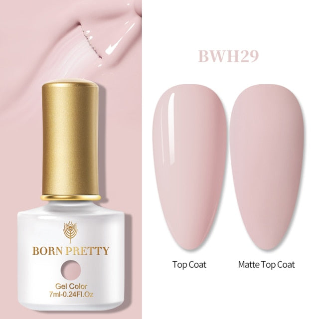 BORN PRETTY 10ml Tempered Enhance No Wipe Base / Top Coat for Nail Art UV Gel Polish