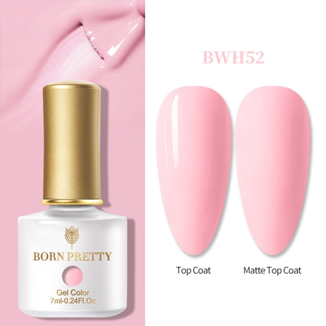 BORN PRETTY 10ml Tempered Enhance No Wipe Base / Top Coat for Nail Art UV Gel Polish