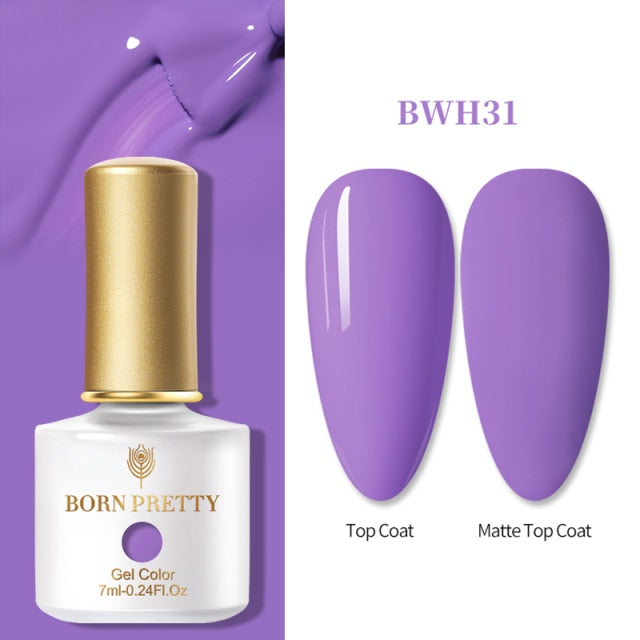 BORN PRETTY 10ml Tempered Enhance No Wipe Base / Top Coat for Nail Art UV Gel Polish