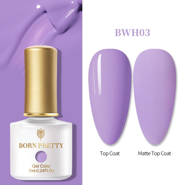 BORN PRETTY 10ml Tempered Enhance No Wipe Base / Top Coat for Nail Art UV Gel Polish