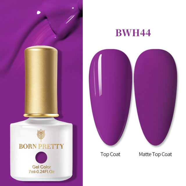 BORN PRETTY 10ml Tempered Enhance No Wipe Base / Top Coat for Nail Art UV Gel Polish