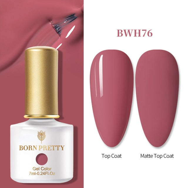 BORN PRETTY 10ml Tempered Enhance No Wipe Base / Top Coat for Nail Art UV Gel Polish