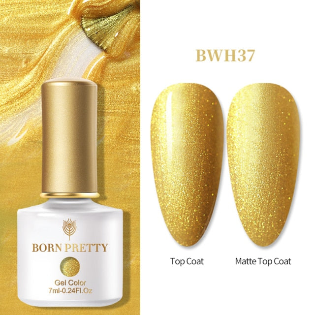 BORN PRETTY 10ml Tempered Enhance No Wipe Base / Top Coat for Nail Art UV Gel Polish