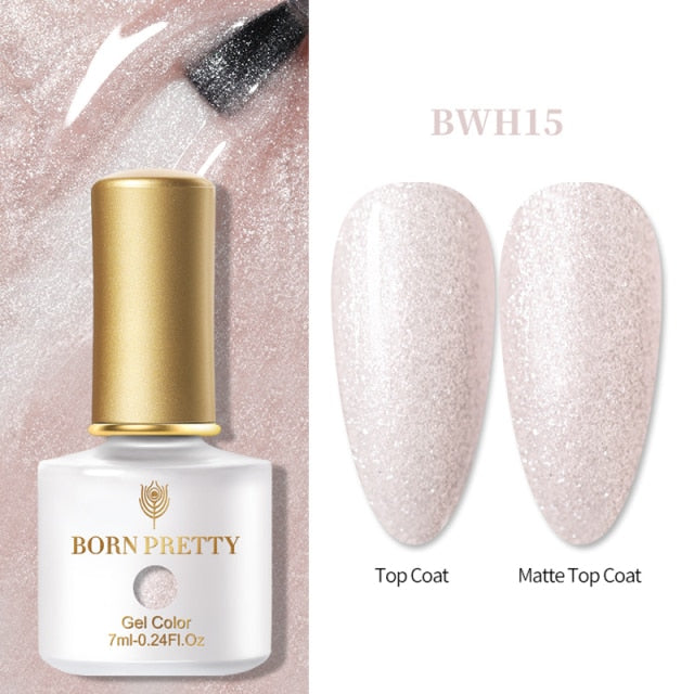 BORN PRETTY 10ml Tempered Enhance No Wipe Base / Top Coat for Nail Art UV Gel Polish