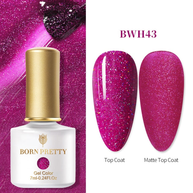 BORN PRETTY 10ml Tempered Enhance No Wipe Base / Top Coat for Nail Art UV Gel Polish