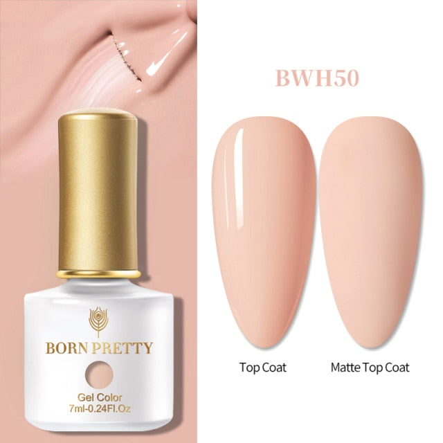 BORN PRETTY 10ml Tempered Enhance No Wipe Base / Top Coat for Nail Art UV Gel Polish