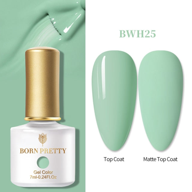 BORN PRETTY 10ml Tempered Enhance No Wipe Base / Top Coat for Nail Art UV Gel Polish