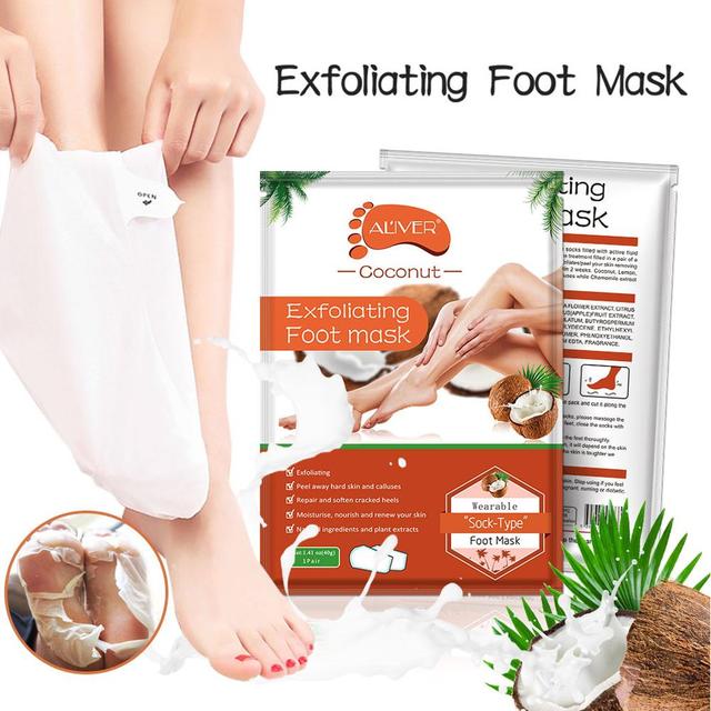 Foot Mask Moisturizing Pedicure Dead Skin Peeling Exfoliating Socks