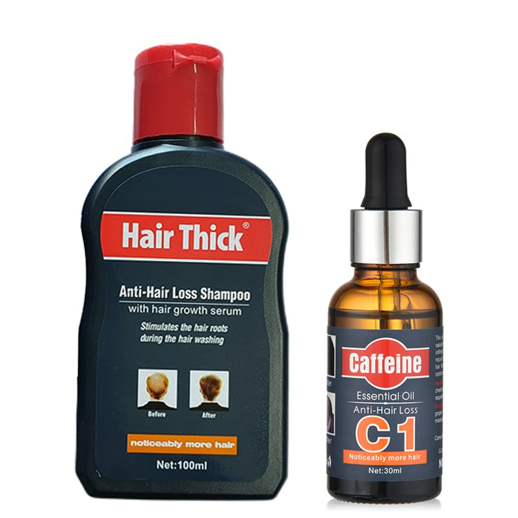 Hair Growth Anti Hair Loss Essential Oil Shampoo Prevention Repair Kit