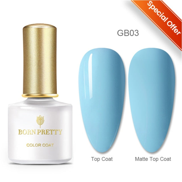 BORN PRETTY 10ml Tempered Enhance No Wipe Base / Top Coat for Nail Art UV Gel Polish