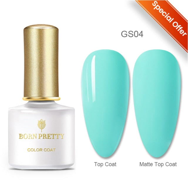 BORN PRETTY 10ml Tempered Enhance No Wipe Base / Top Coat for Nail Art UV Gel Polish