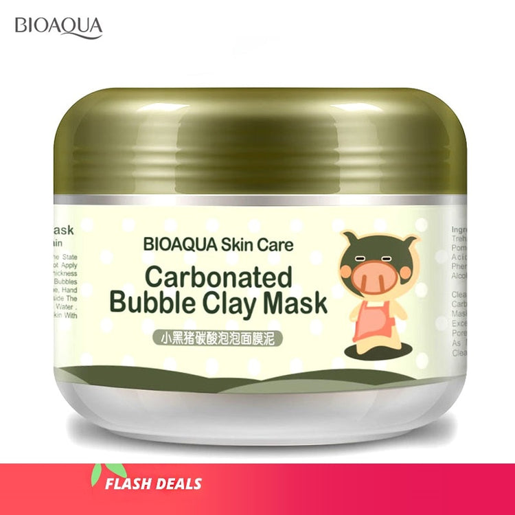 Bubble Clay Face Mask Moisturizing Anti-Aging Acne Hyaluronic Treatment