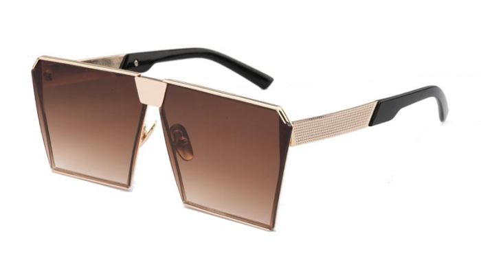 Trap Life Glasses Gold Frame Brown Sunglasses Genzproduct