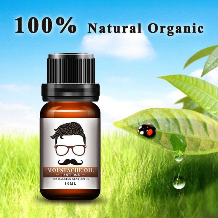 Men Natural Organic Styling Moustache & Beard Oil Essential Oils Genzproduct