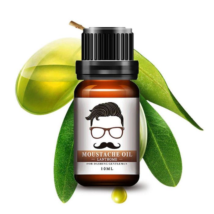 Men Natural Organic Styling Moustache & Beard Oil Essential Oils Genzproduct