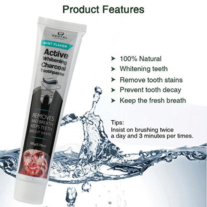 Oral Nature Whitening Activated Charcoal Toothpaste Teeth Genzproduct