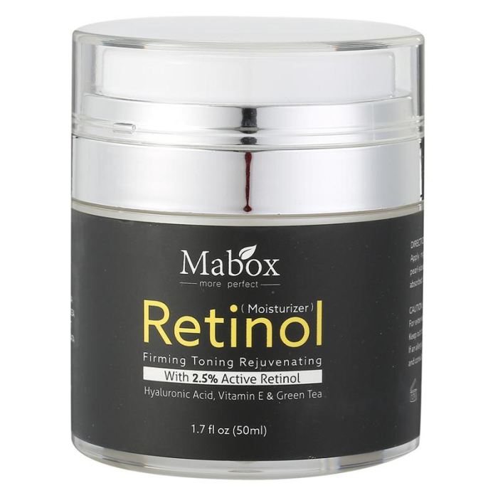 Retinol 2.5% Anti Aging Acne Face Cream W/vitamin E And Hyaluronic Acid Facial Cream Genzproduct