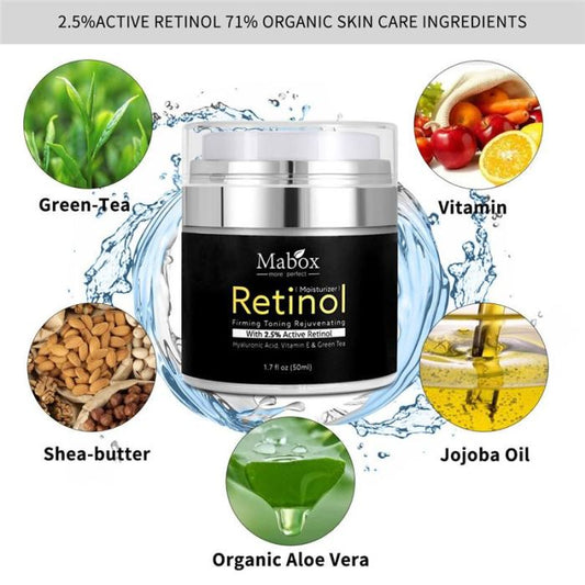 Retinol 2.5% Anti Aging Acne Face Cream W/vitamin E And Hyaluronic Acid Facial Cream Genzproduct