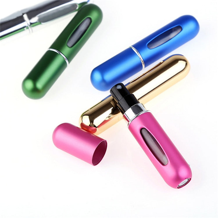 5ml Portable Mini Aluminum Perfume Refillable Bottle With Spray Atomizer