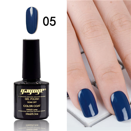 GenZ Design Manicure Blue Gel Nail Polish UV LED 10ml/0.3oz Sock Off Lacquer