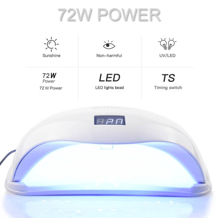 72W SUN5 Pro UV Lamp LED Nail Dryer Lamp