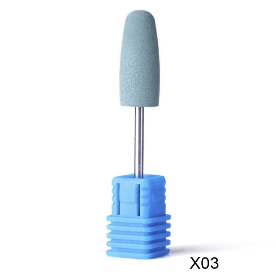 Rubber Silicone Ceramic Milling Nail Polishing Buffer Drill Bits (sold separately)