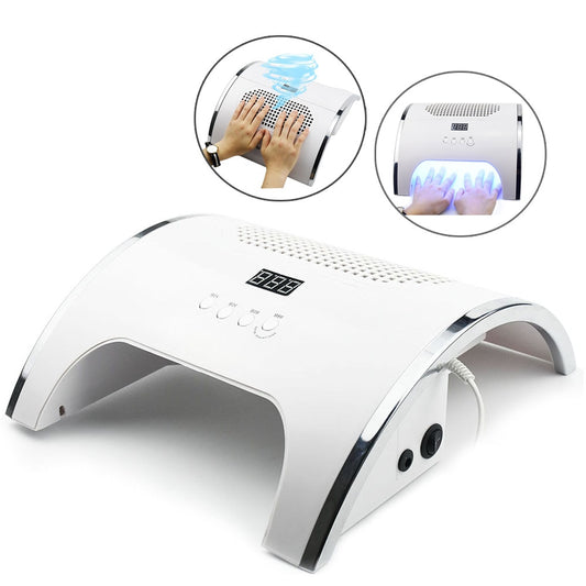 Nail Lamp 80W 2-IN-1 Nail Lamp & Vacuum Nail Dust Collector for Manicures with 36 LEDs Nail Dryer